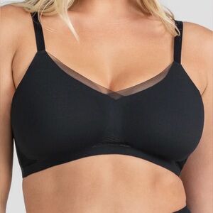 Honeylove CrossOver Bra in Black Vamp Size XL